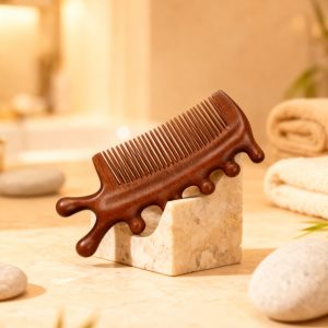 Peigne en bois  3 en 1